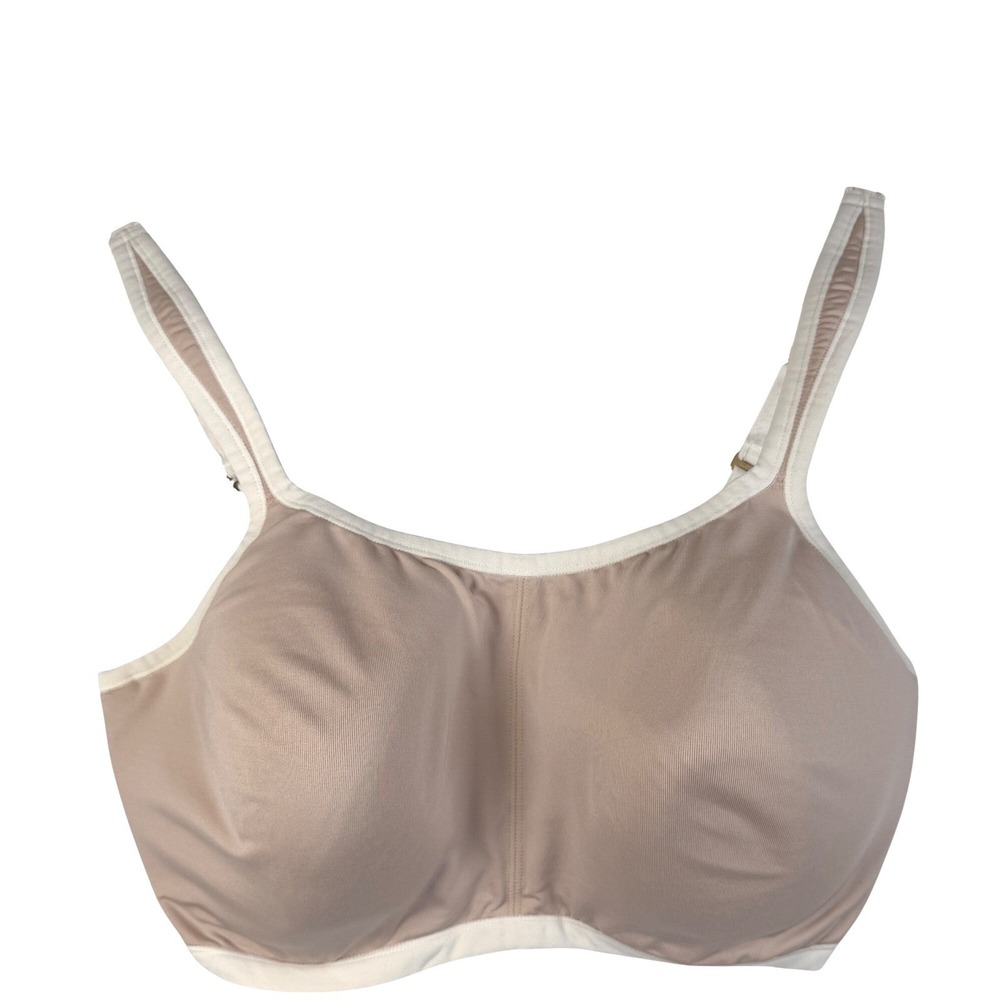 Natori Dynamic Contour Underwire Sport Bra Tan White 36DDD 731050 High Impact
